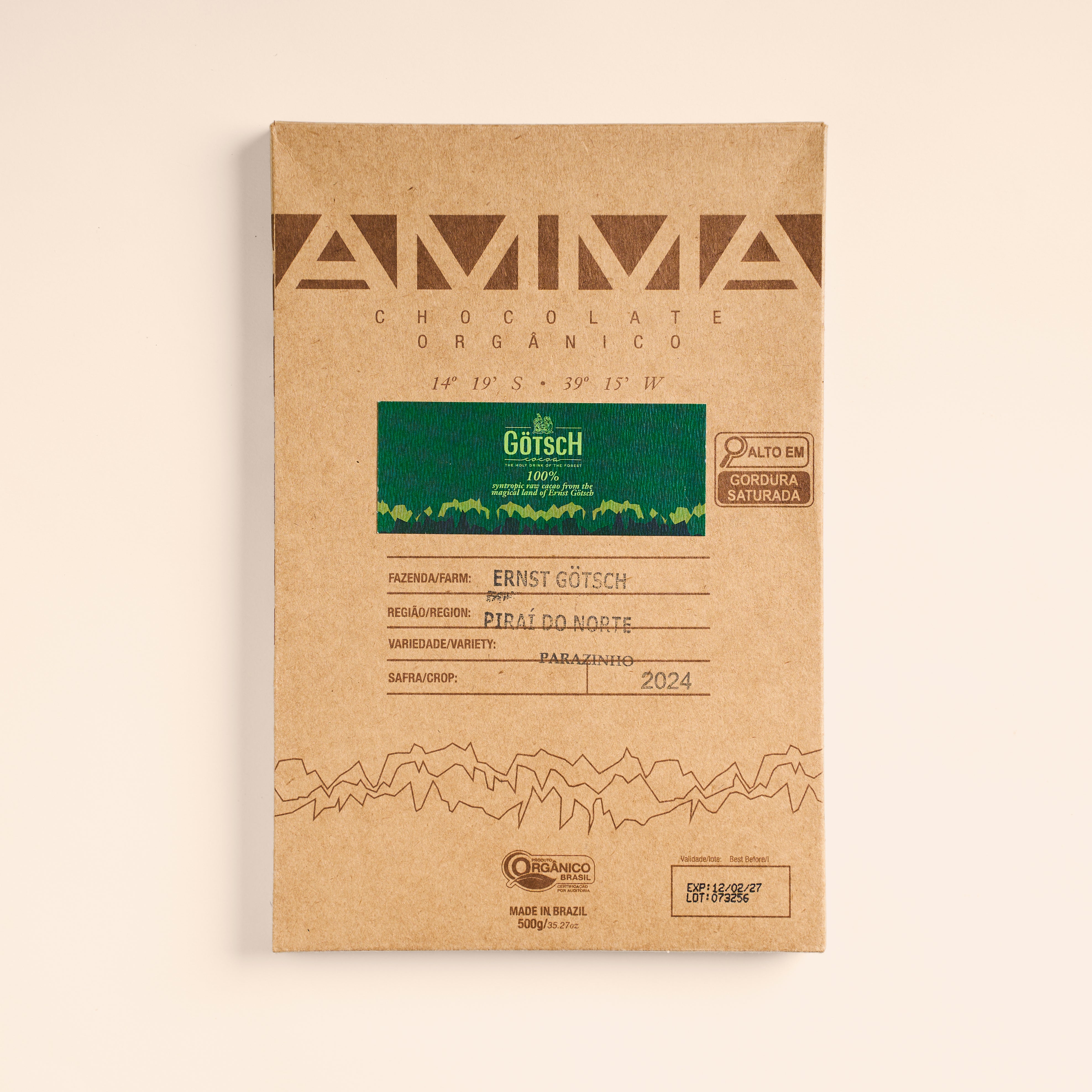 Gotsch Chocolate 100% com Cacau Sintrópico 500g