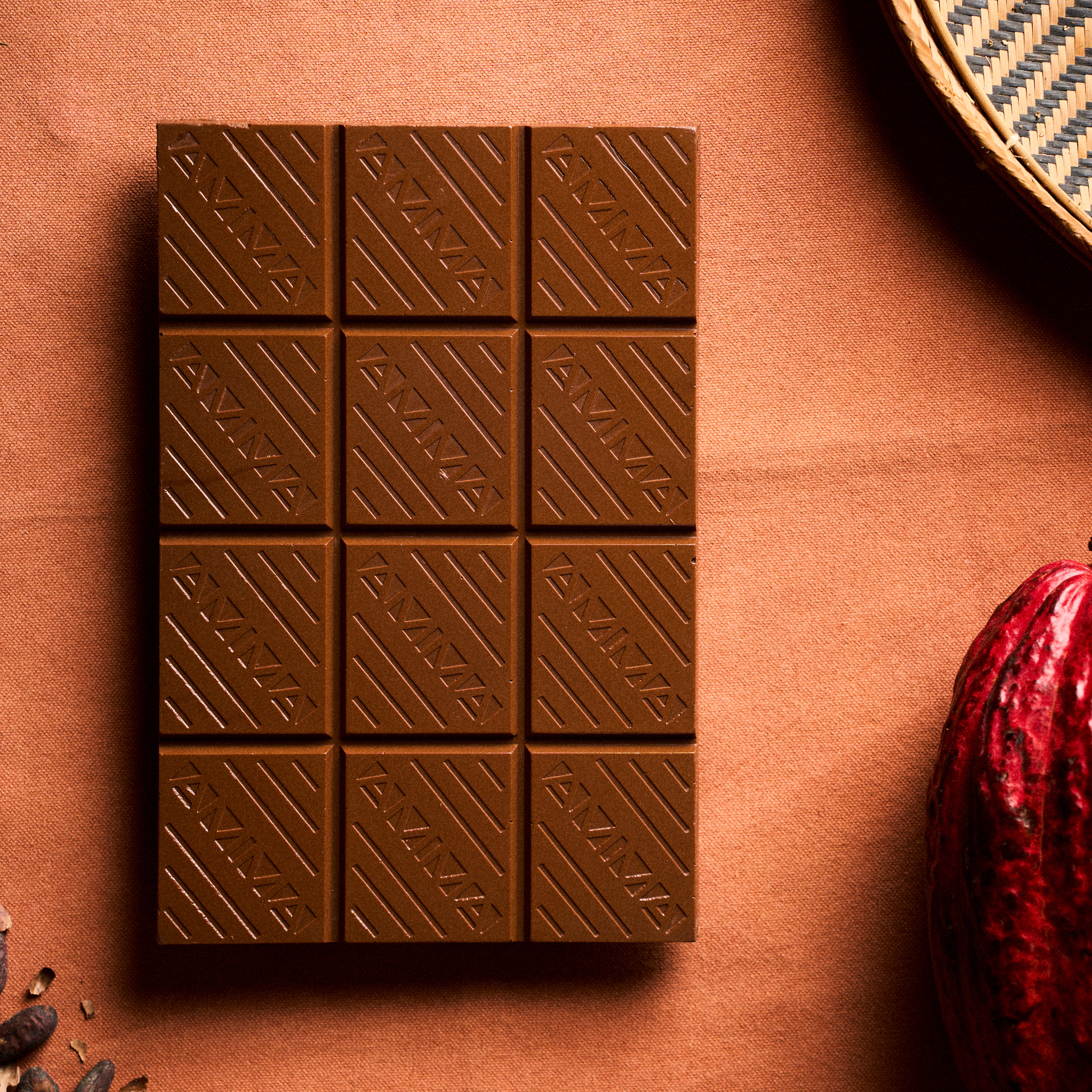 Chocolate Orgânico Gula Merah 70% Cacau com Açúcar de Coco 500g