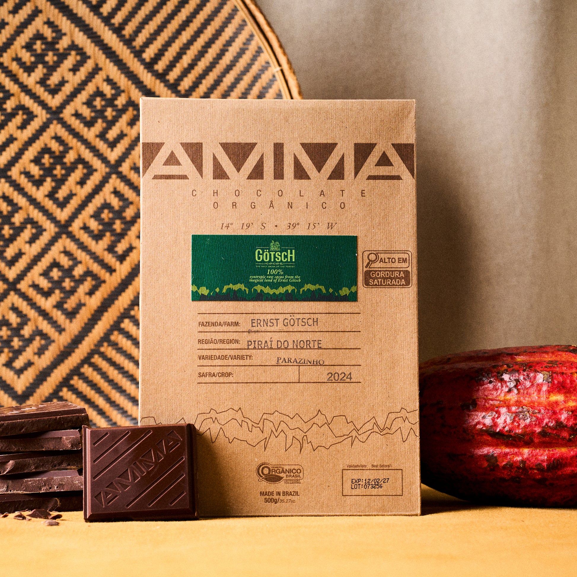 Gotsch Chocolate 100% Com Cacau Sintrópico 500g