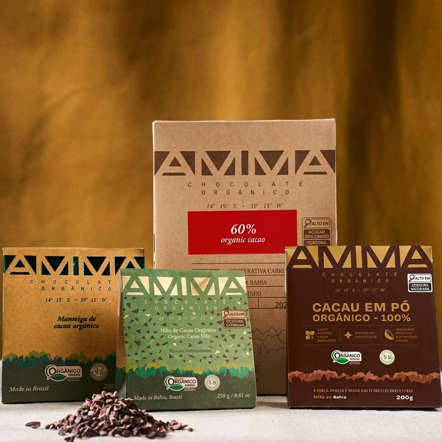 Kit Culinário - Chocolate Orgânico 60% Cacau 500g