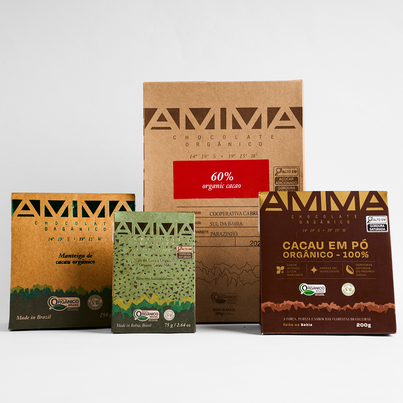 Kit Culinário - Chocolate Orgânico 60% Cacau 500g