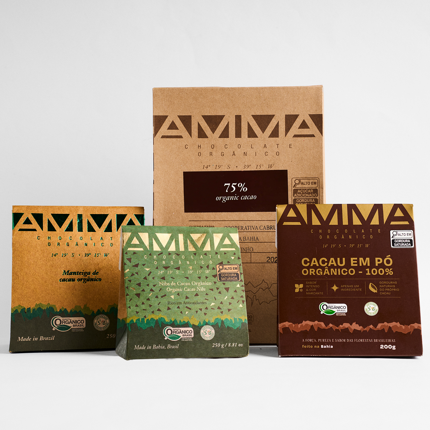 Kit Culinário - Chocolate Orgânico 75% Cacau 500g