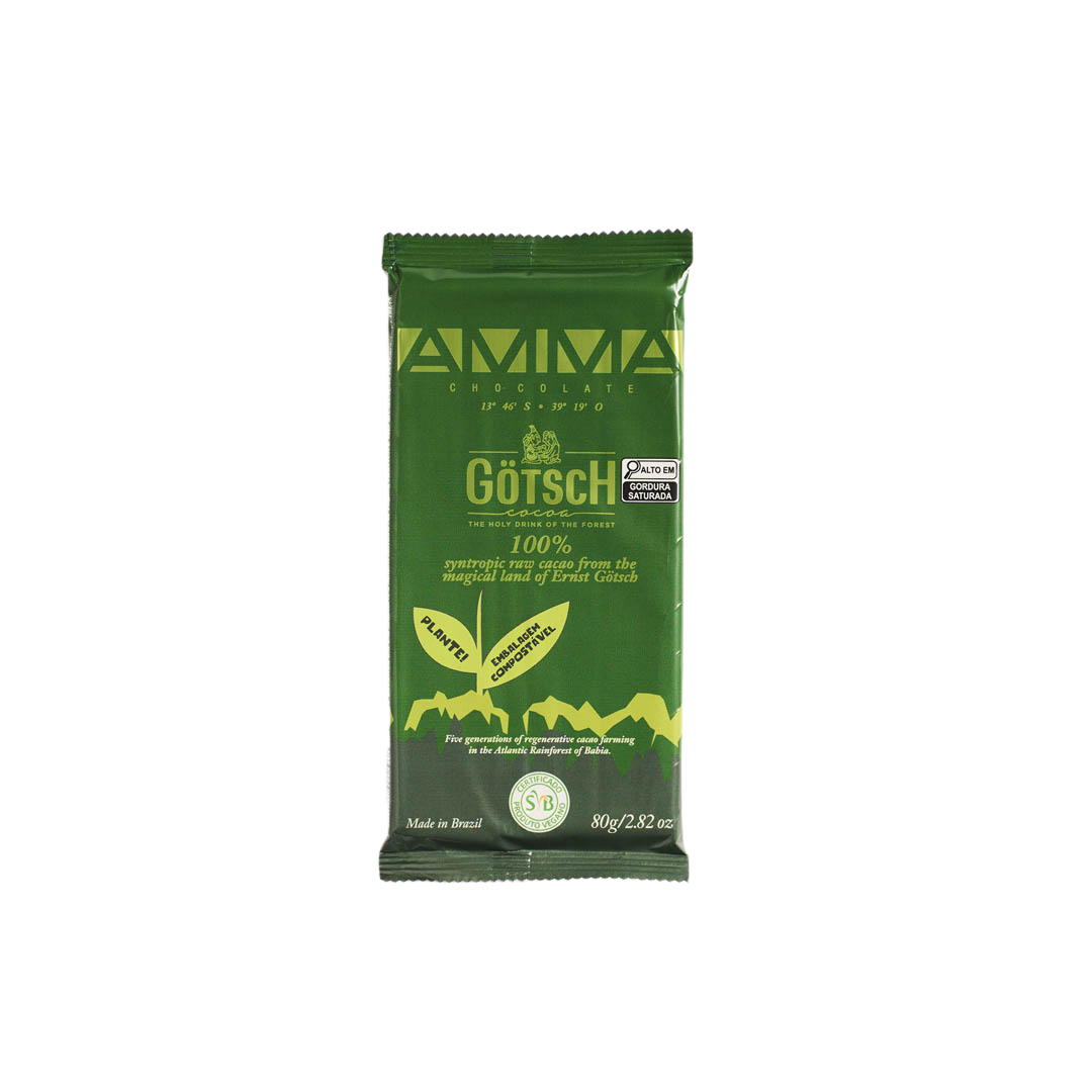 Gotsch - Chocolate 100% com Cacau Sintrópico 80g
