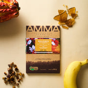 Chocolate Orgânico 50% Castanha De Caju, Banana e Caramelo 80g